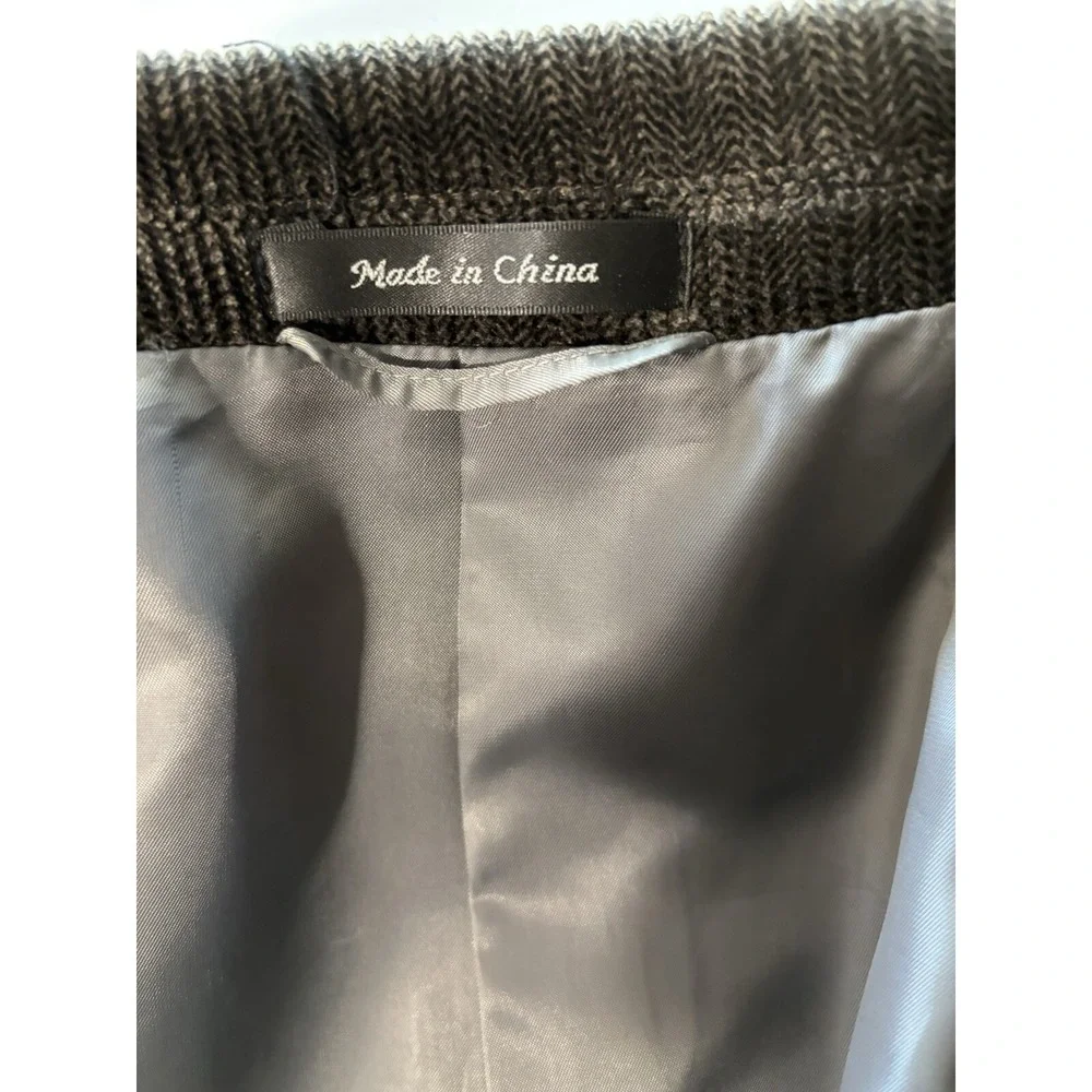 CHAPS Corduroy Blazer Sport Coat Brown 48R 2 But Single Breast 2 Vent Cas